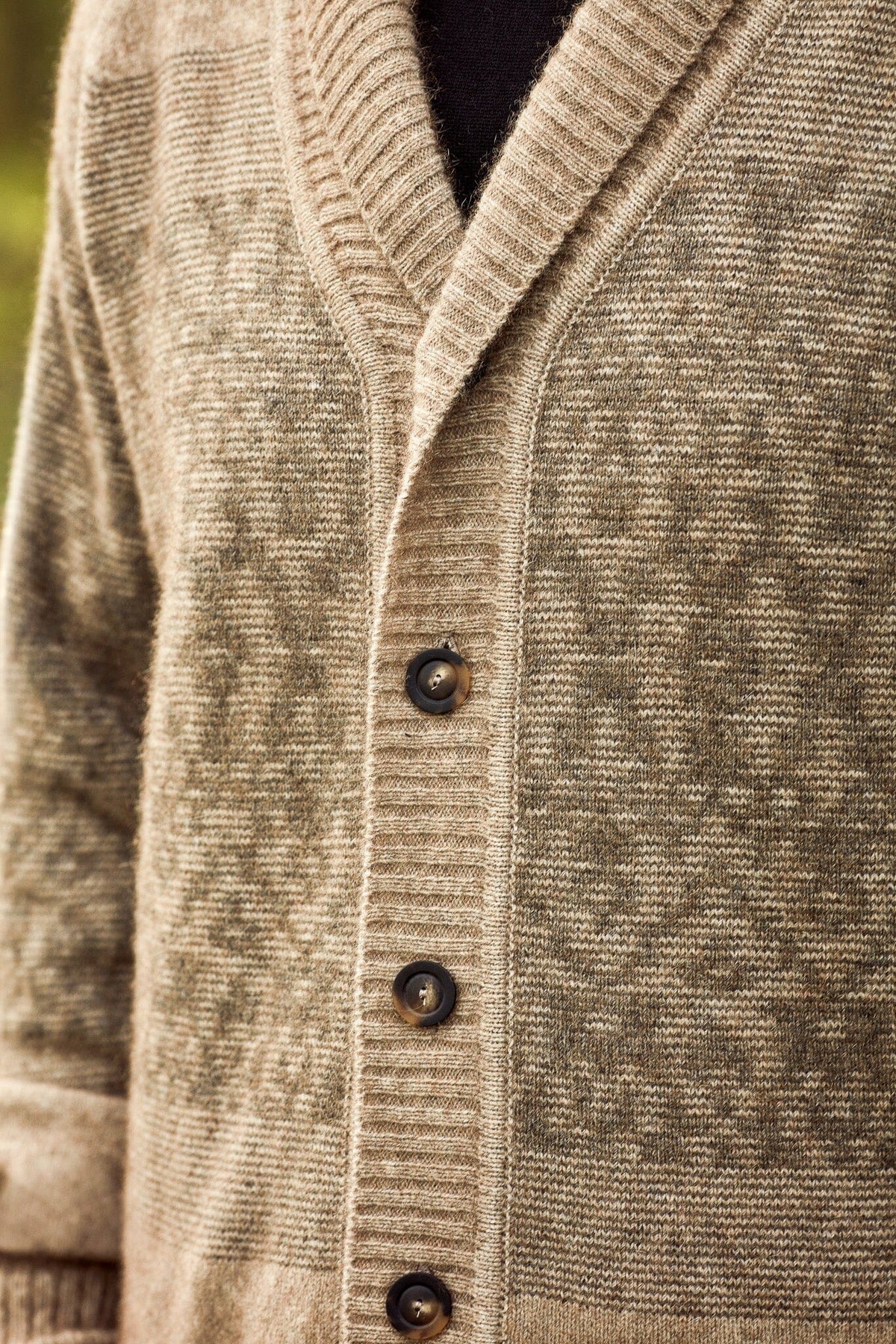Fair Isle Shaw Cardigan Mens Cardigan McDonald 