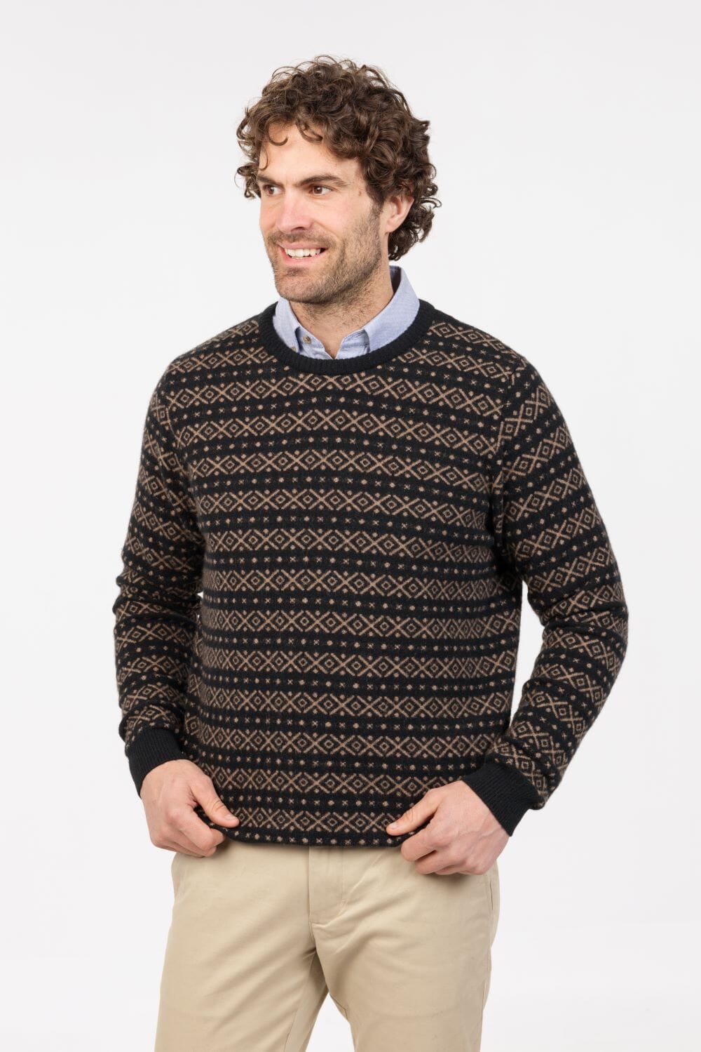 Fairisle Sweater Native World Mens Sweater Native World 