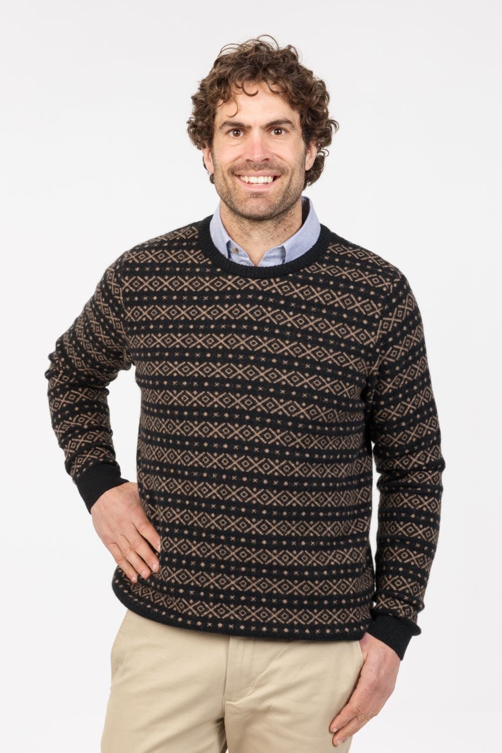 Fairisle Sweater Native World Mens Sweater Native World 