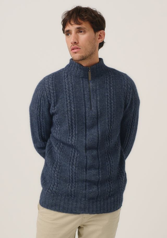 Henry Half Zip Merinomink Mens Sweater Merinomink 