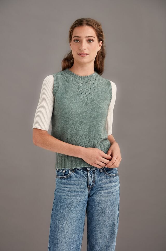 Herringbone Lace Vest McDonald Women Vest McDonald 