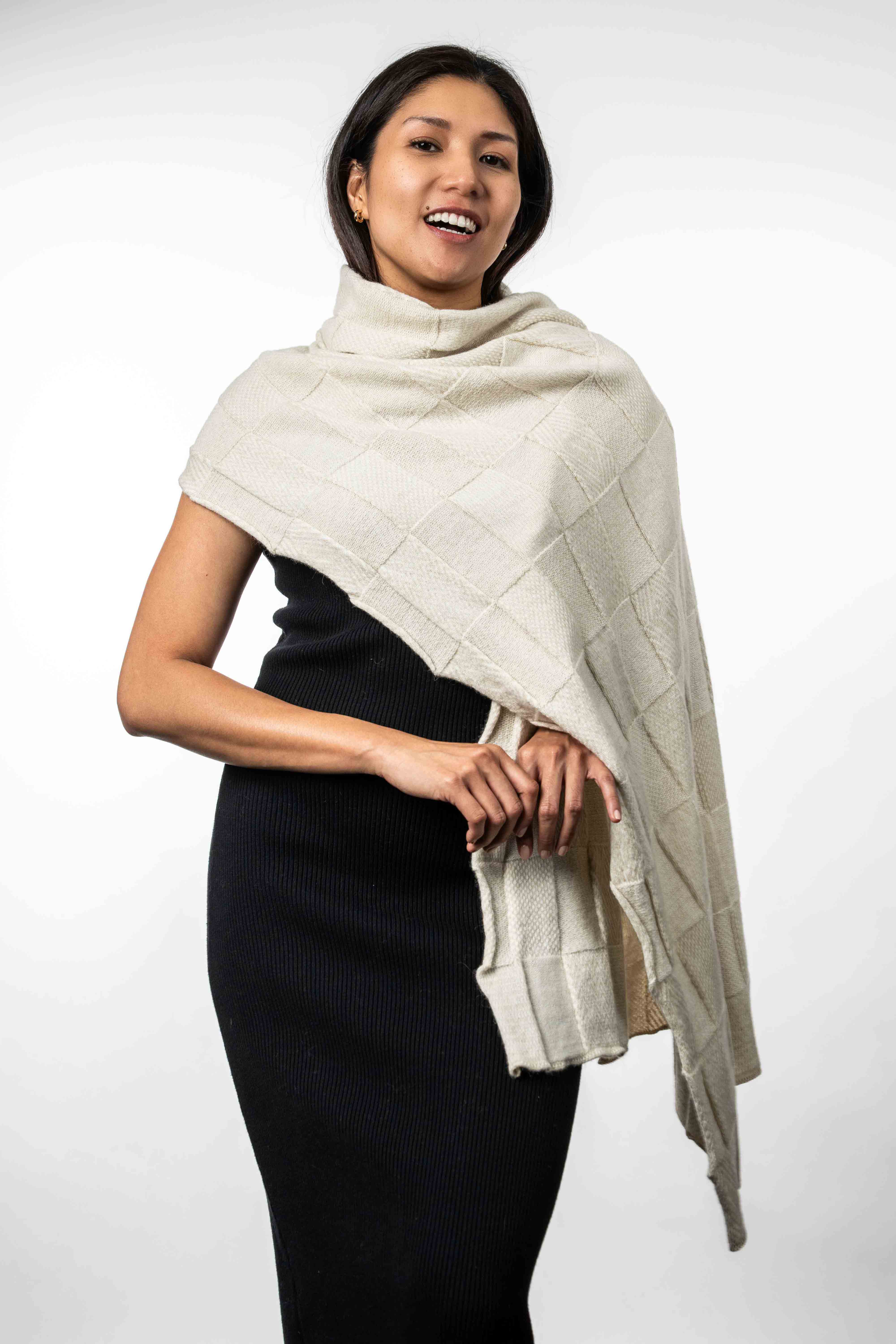 Jacquard Wrap Koru Women Wrap Koru 