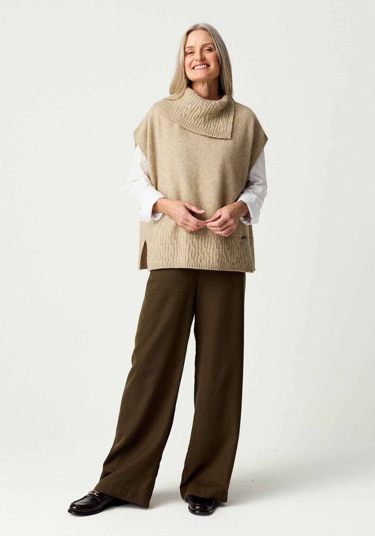 Joni Cape - oversize Cape Merinomink 