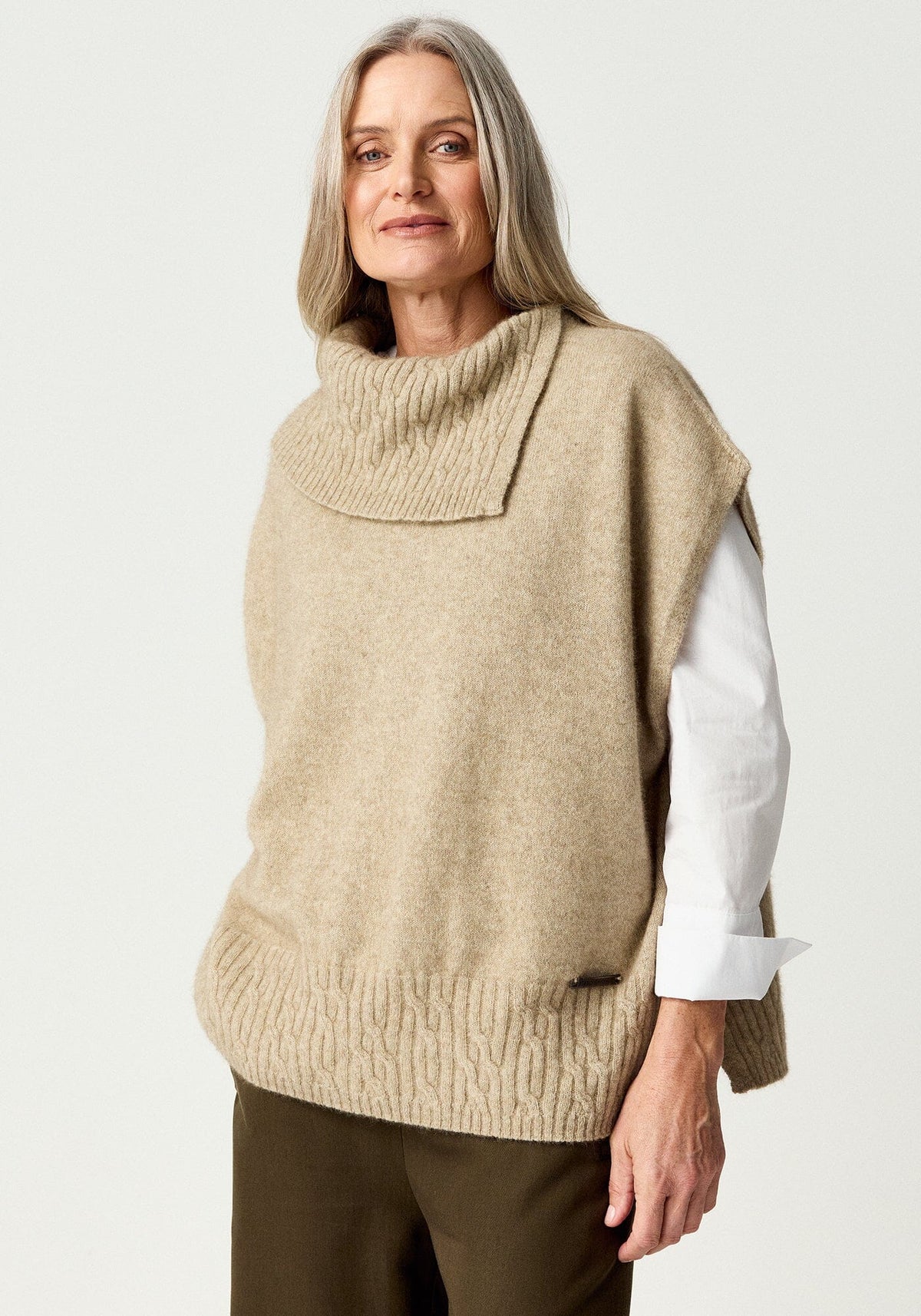 Joni Cape - oversize Cape Merinomink 
