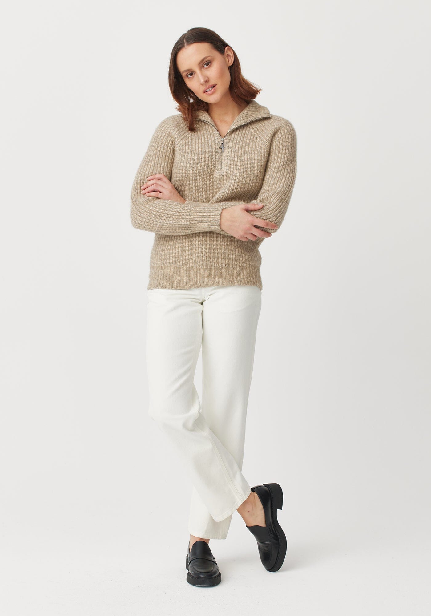 Kenzie Zip Sweater Untouched World Women Sweater Untouched World 