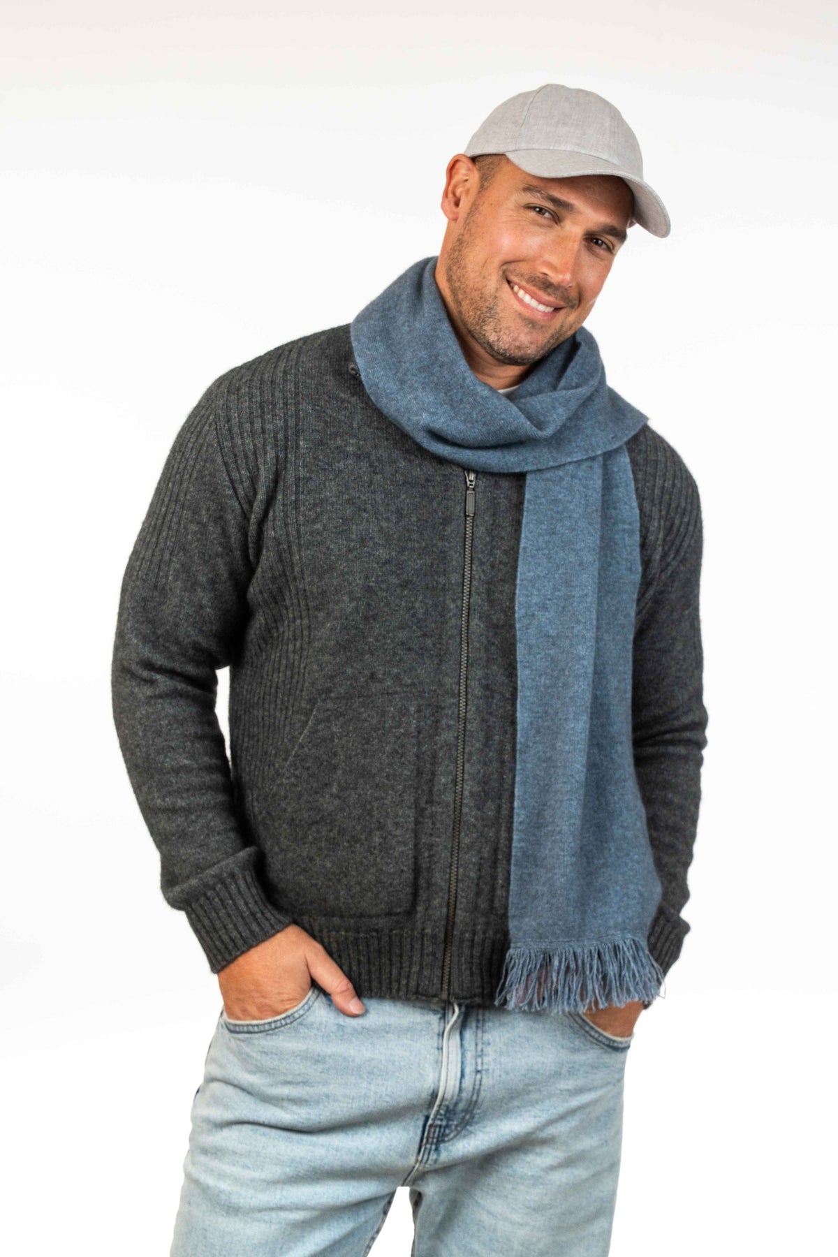 Scarf With Fringe Koru