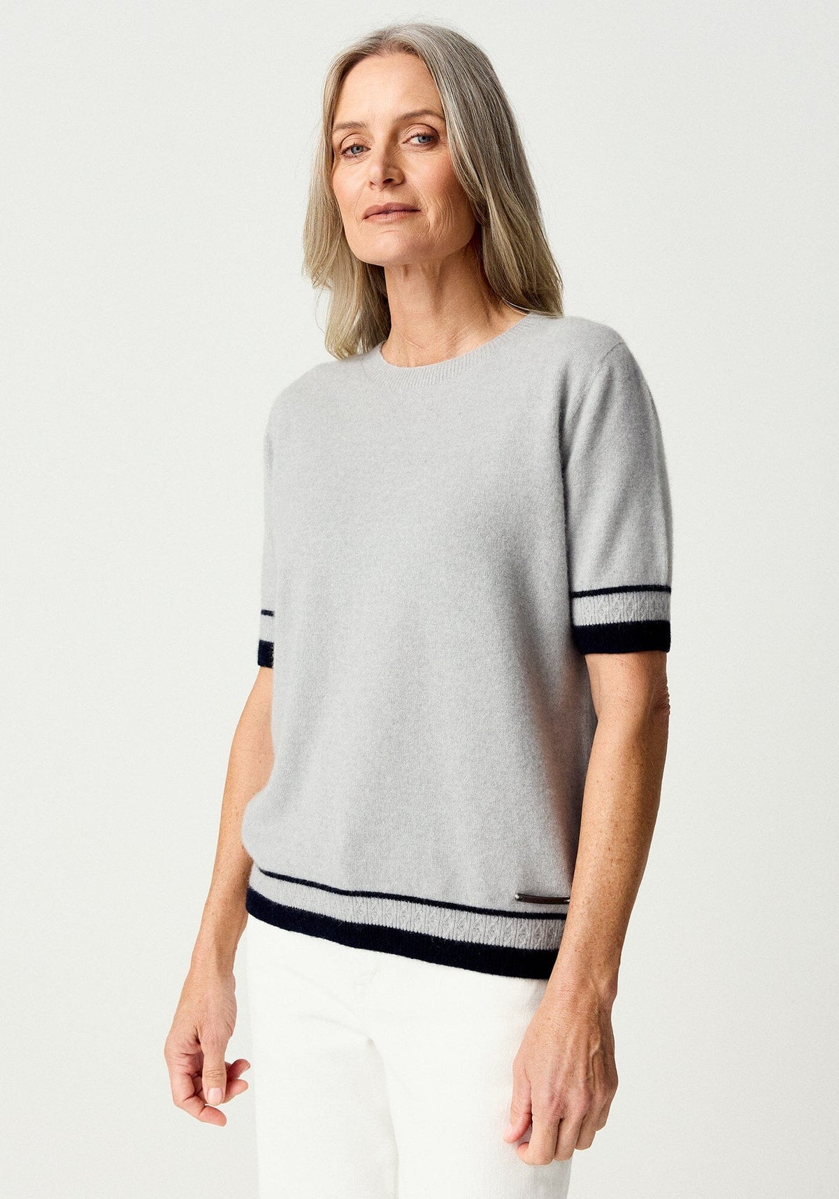 Piha Tee Cashmere/Possum/Silk Merinomink 