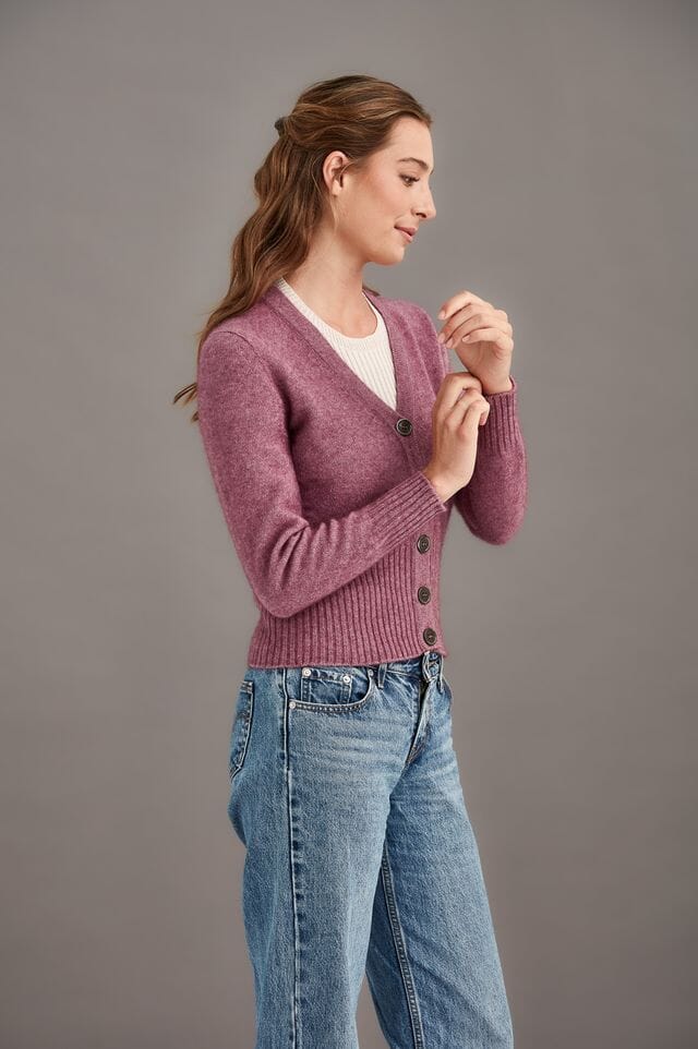 Rib Cardi MD Cardigan McDonald 