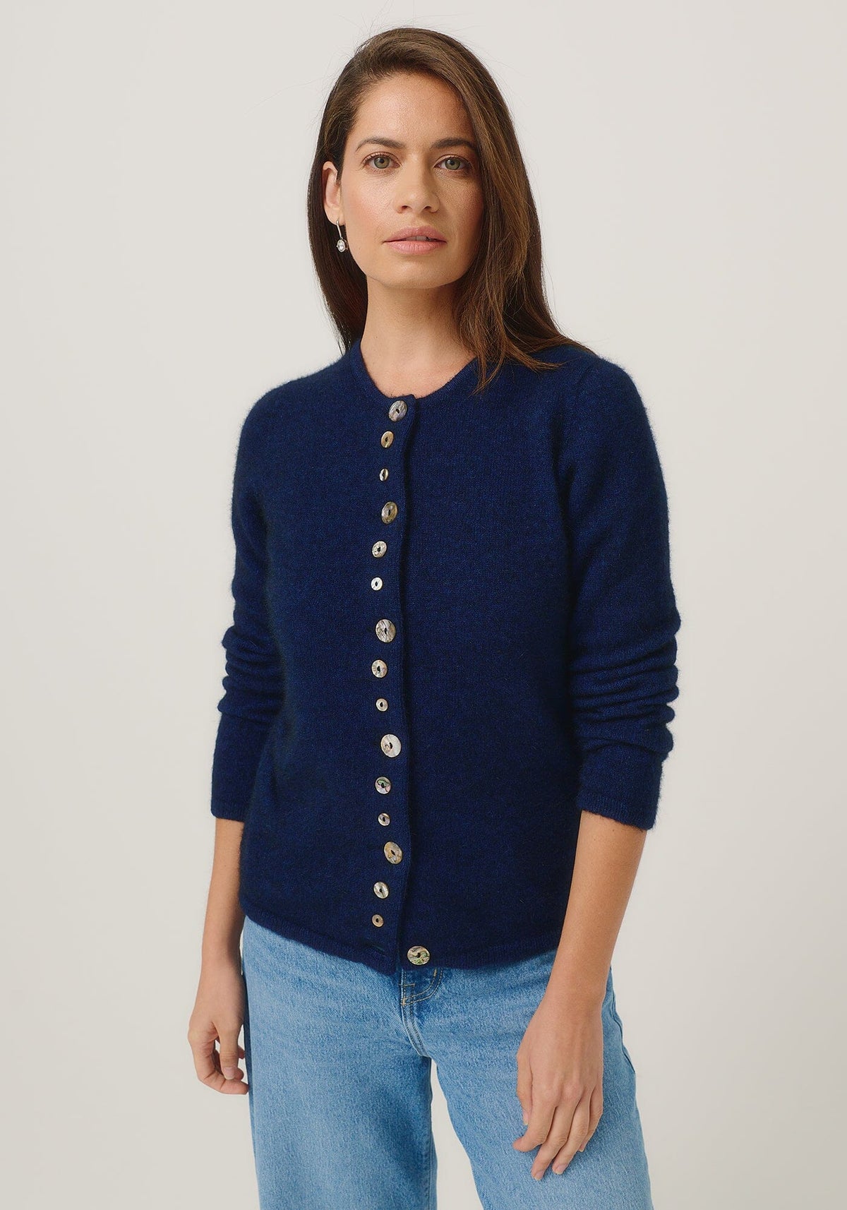 Shell Cardigan Women Cardigan Merinomink zephyr-mm XS 