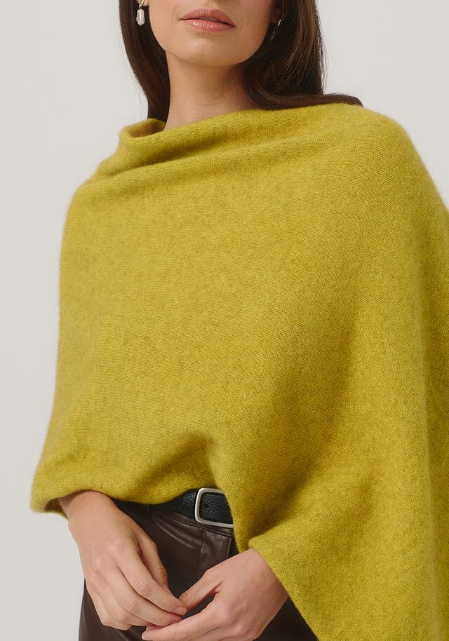 Two Tone Poncho Poncho Merinomink 