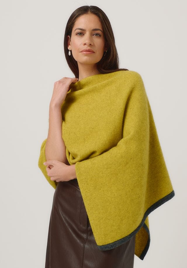 Two Tone Poncho Poncho Merinomink 