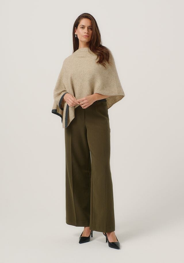 Two Tone Poncho Poncho Merinomink 