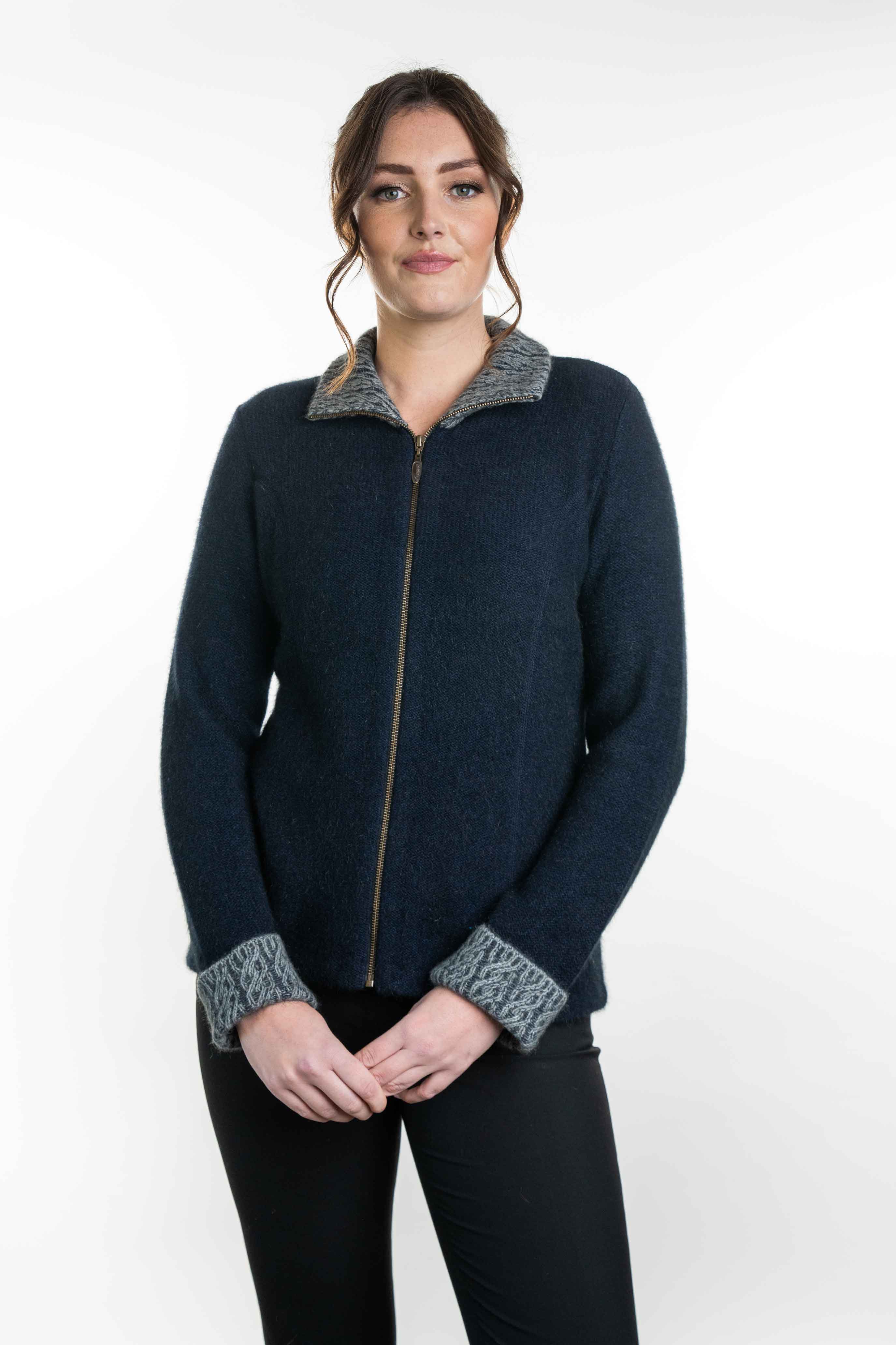 Two Tone Trim Jacket KO Women Jacket Koru 