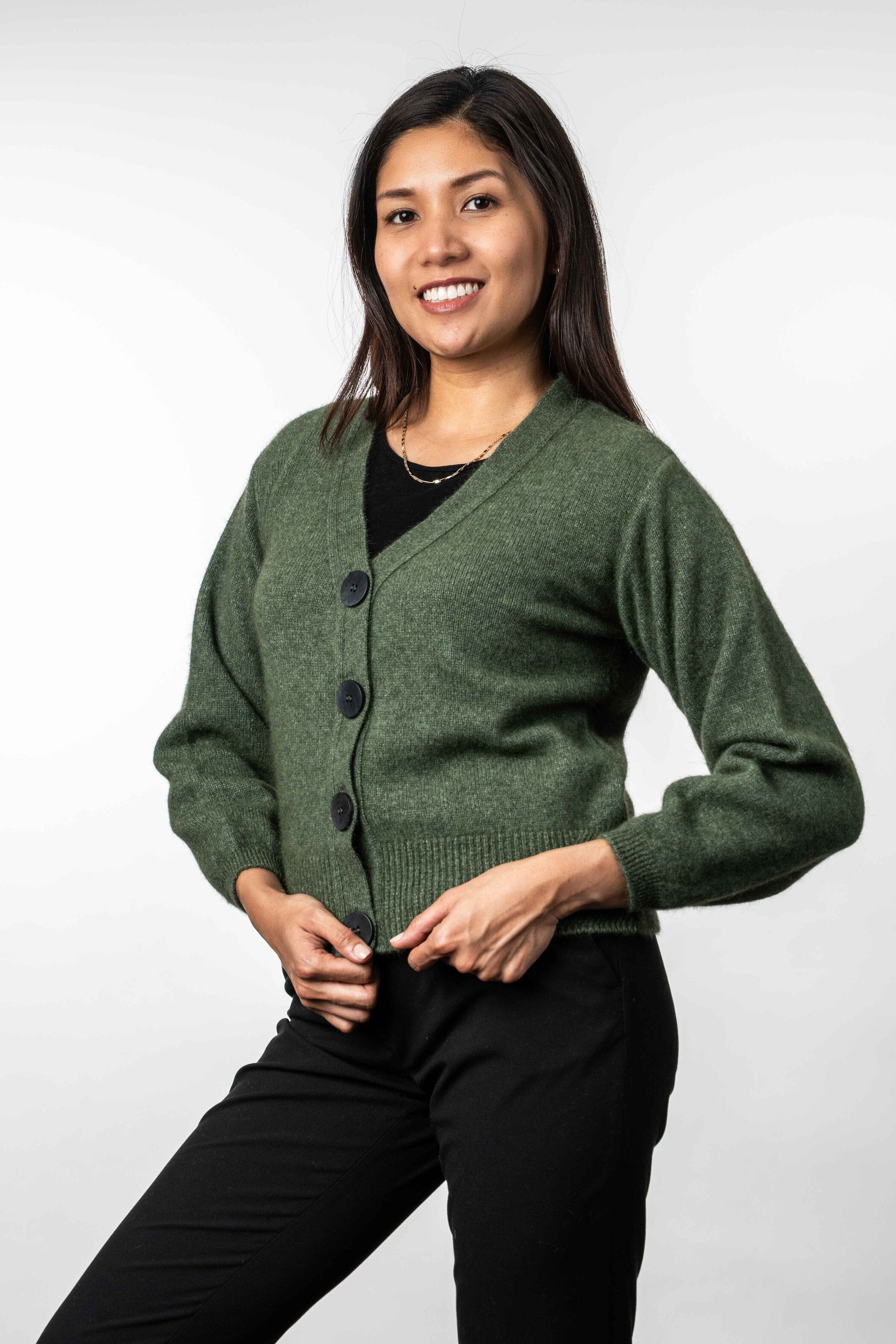 V Neck Cardigan Koru Women Cardigan Koru 