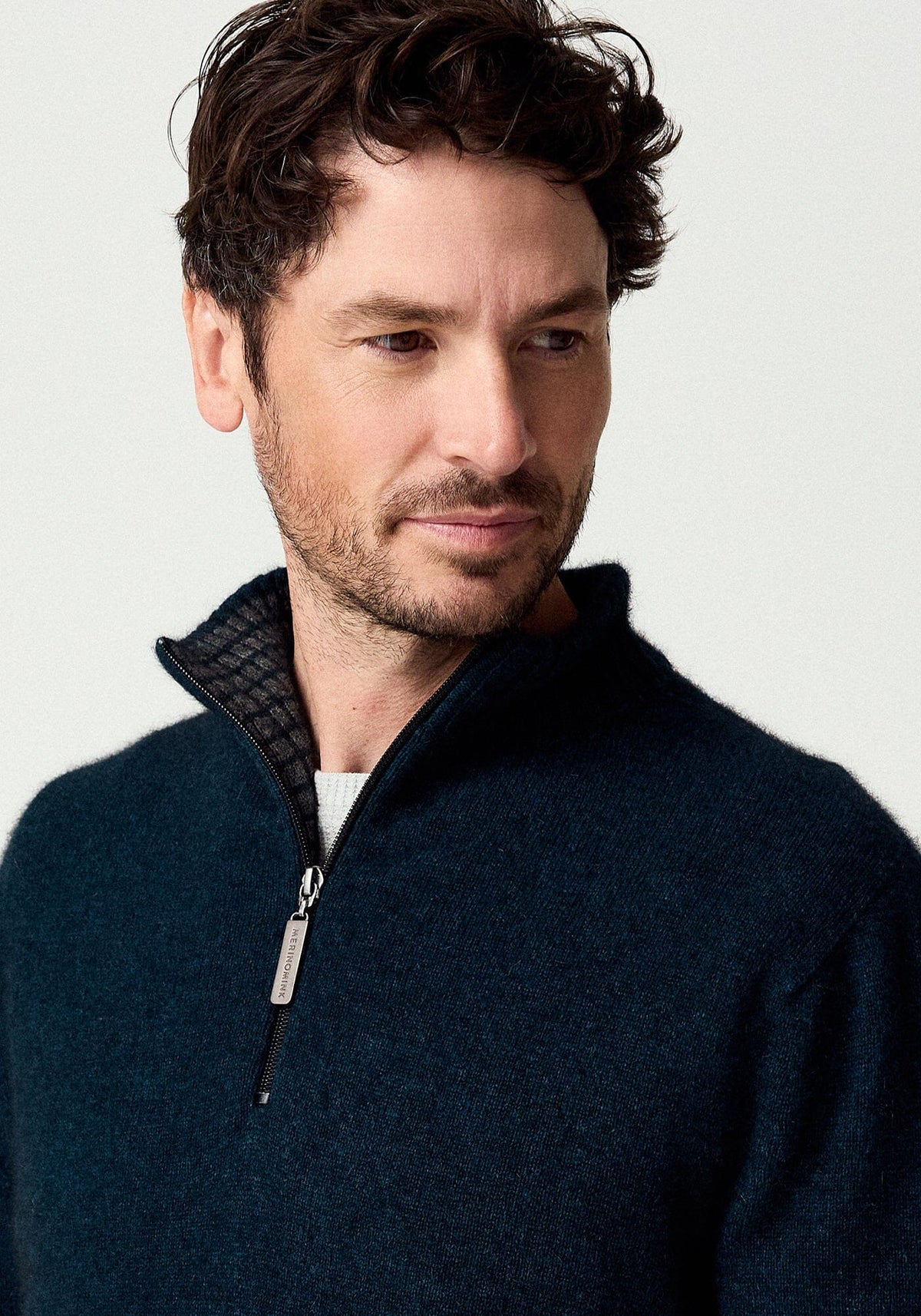 Whittaker Half Zip Mens Sweater Merinomink 