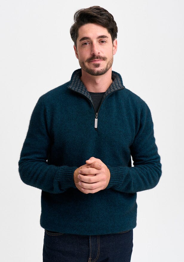 Whittaker Half Zip Merinomink Mens Sweater Merinomink 