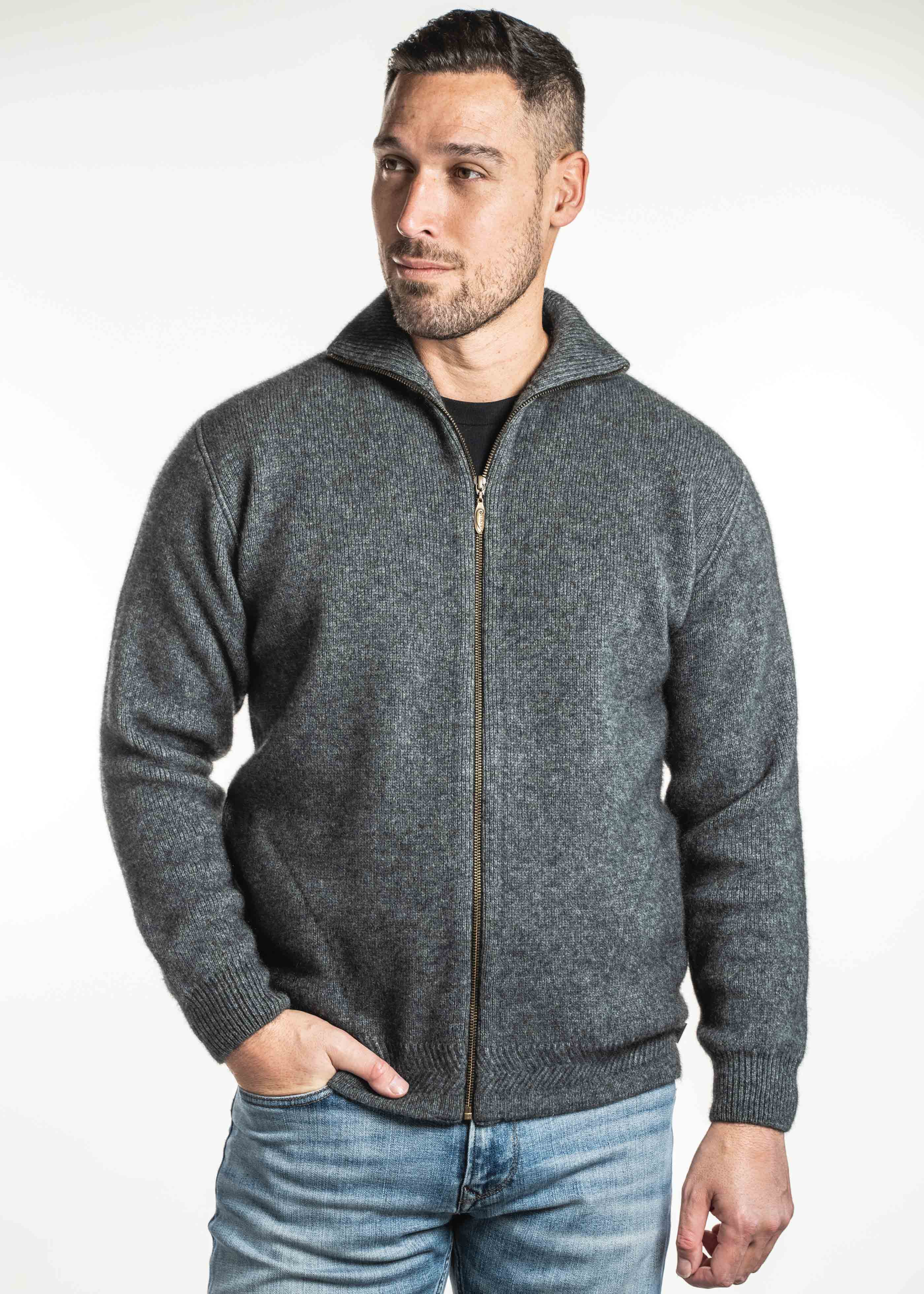 Zip Through Jacket Mens Jacket Koru 