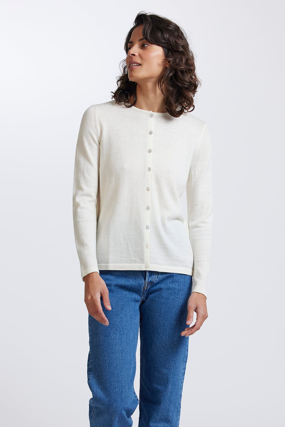 Button Cardigan Royal Merino Women Cardigan Royal Merino 