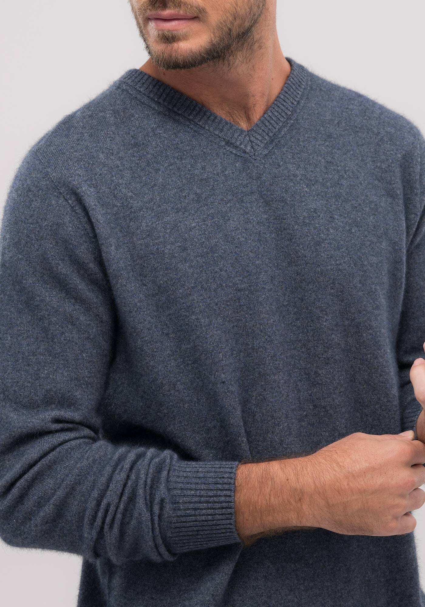 Cassum V Neck Sweater Merino/Possum/Cashmere Untouched World 