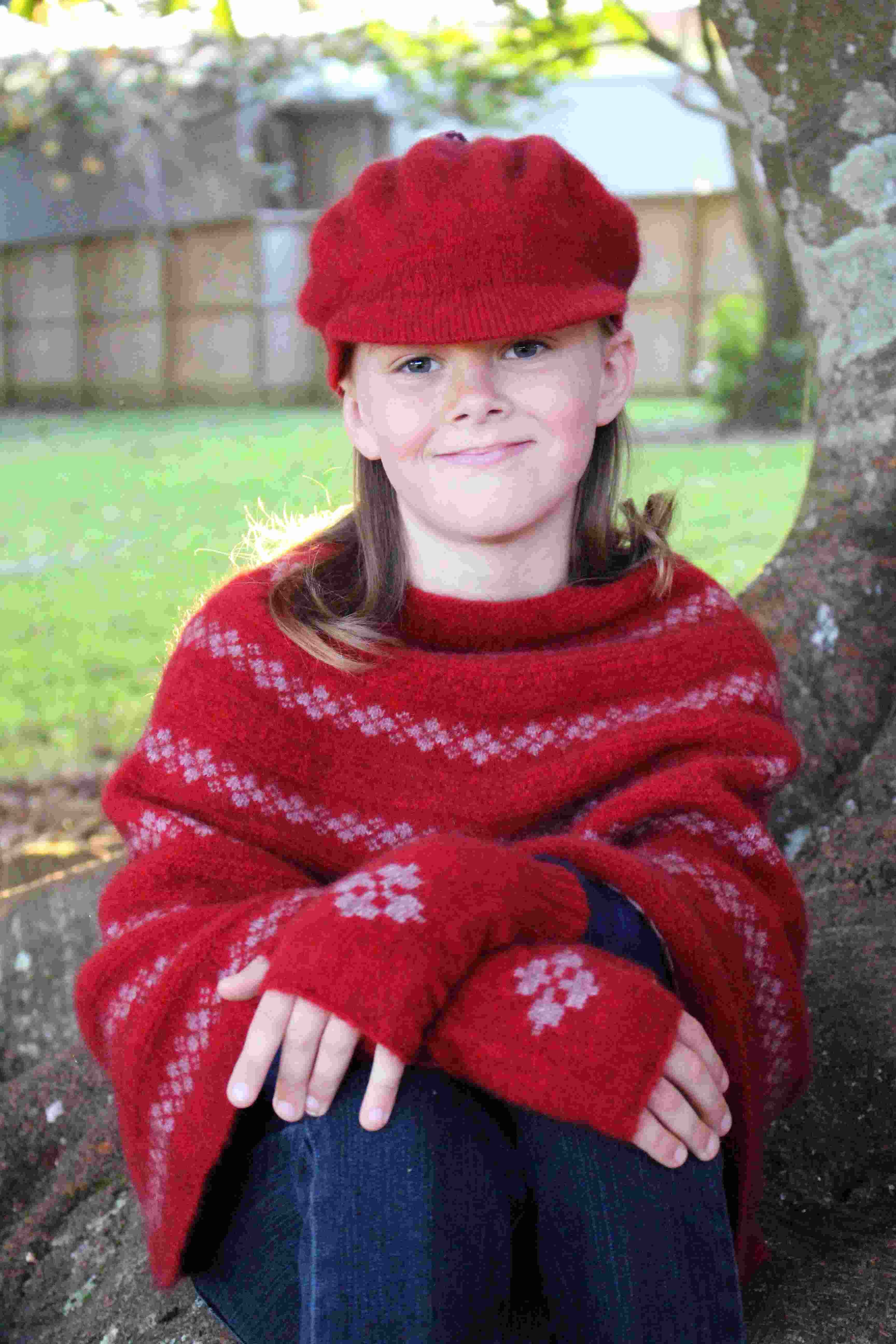 Child's Gatsby Hat with Pompom Kids Beanie Lothlorian 