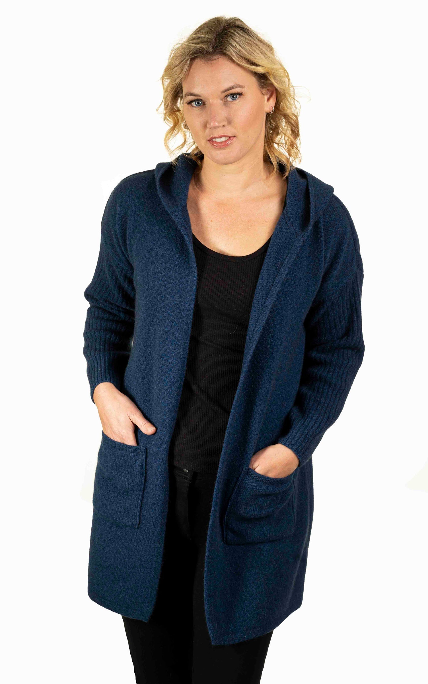 Hooded Longline Cardigan Cardigan Koru 