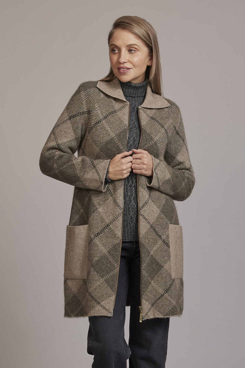Tartan Overcoat Womens Coat McDonald 