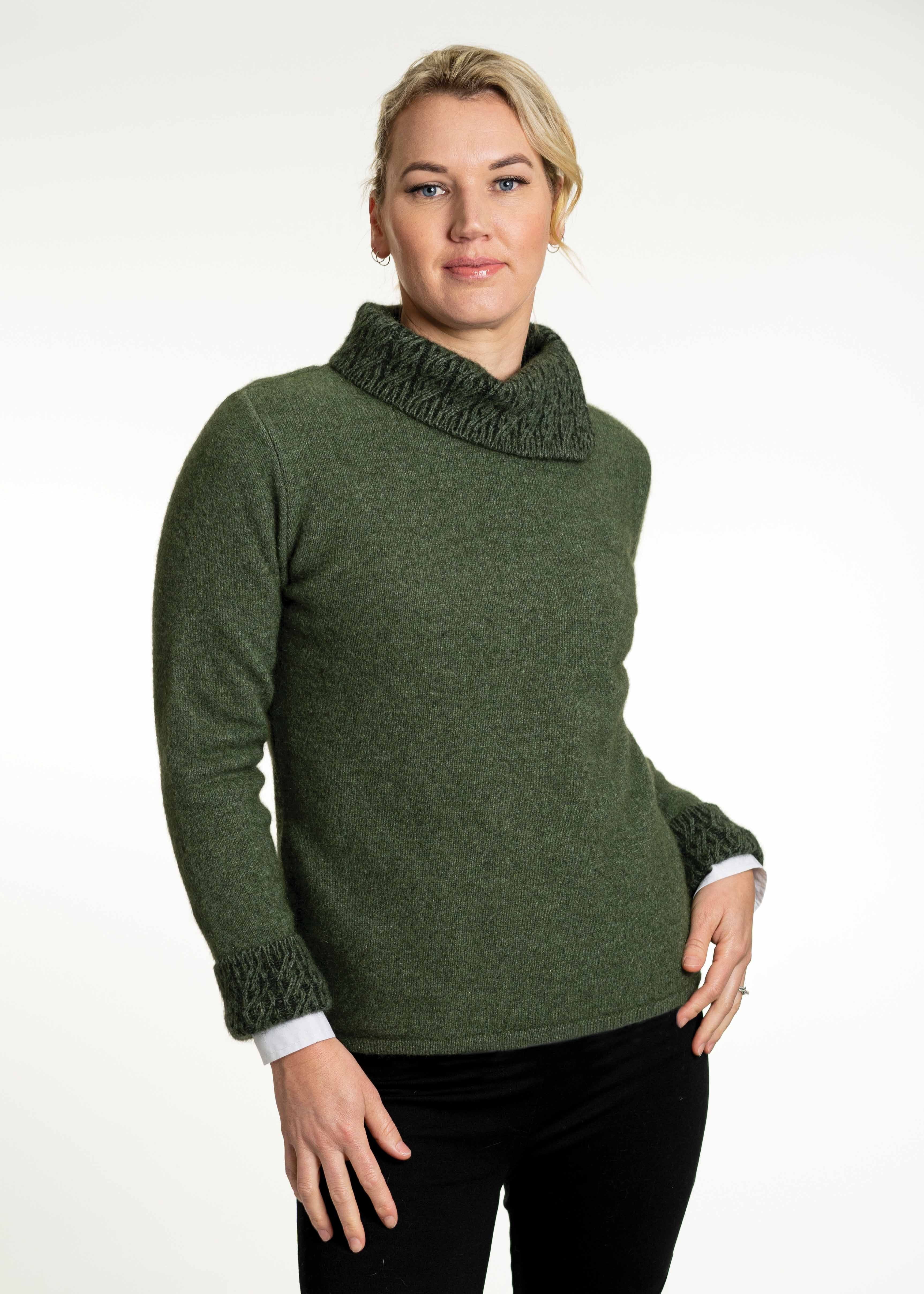 Two Tone Trim Jumper Women Sweater Koru 