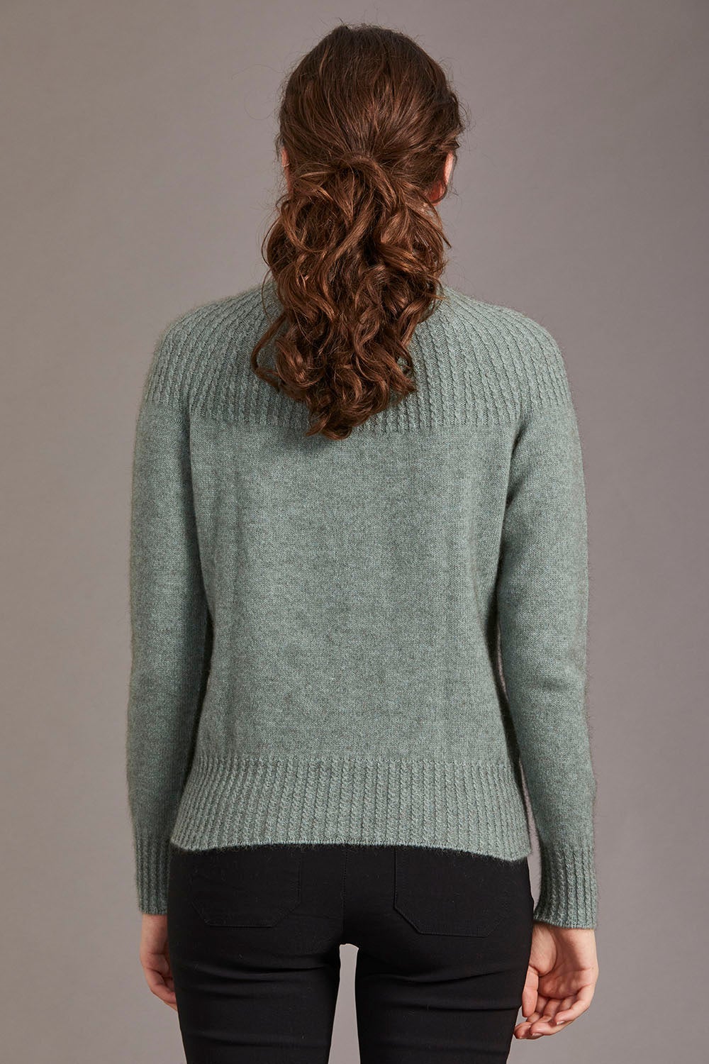 Yolk Neck Cable Jersey Women Sweater McDonald 